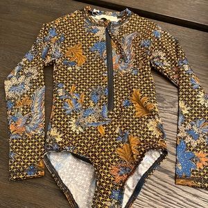 Ulla Johnson Amaya one piece rashguard